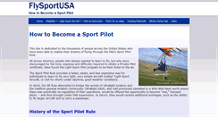 Desktop Screenshot of flysportusa.com